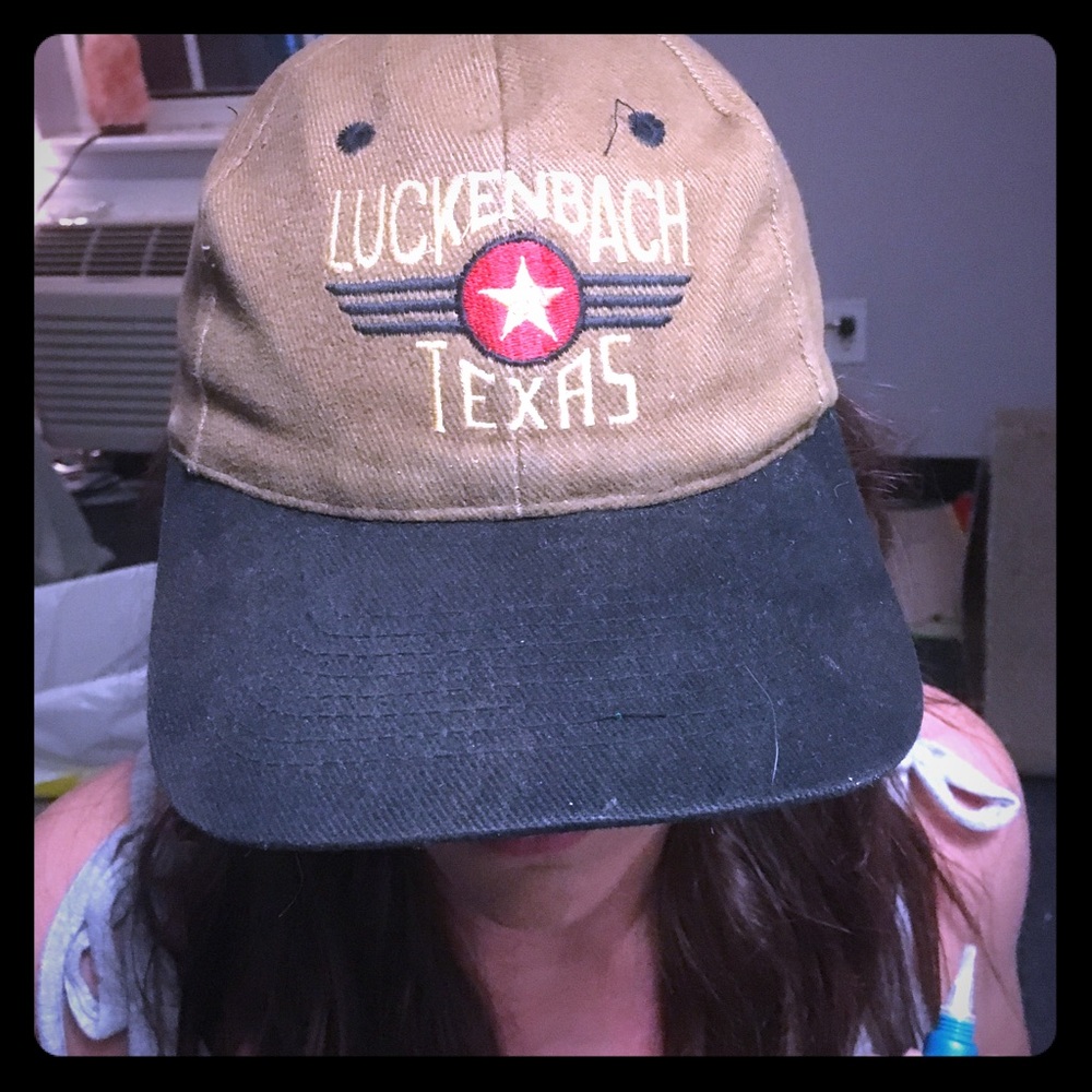 Vintage Luckenbach, Texas Snap Back Dad Hat